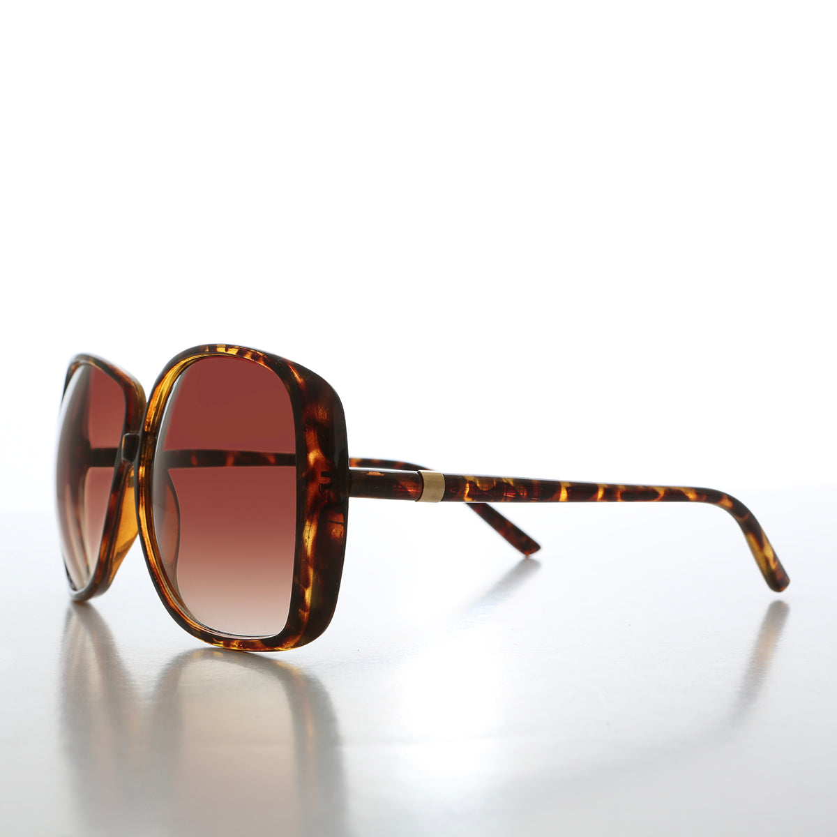 Large Square Classy Boho Chic Sunglass - Elsa