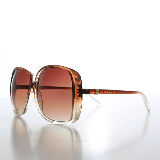 Large Square Classy Boho Chic Sunglass - Elsa