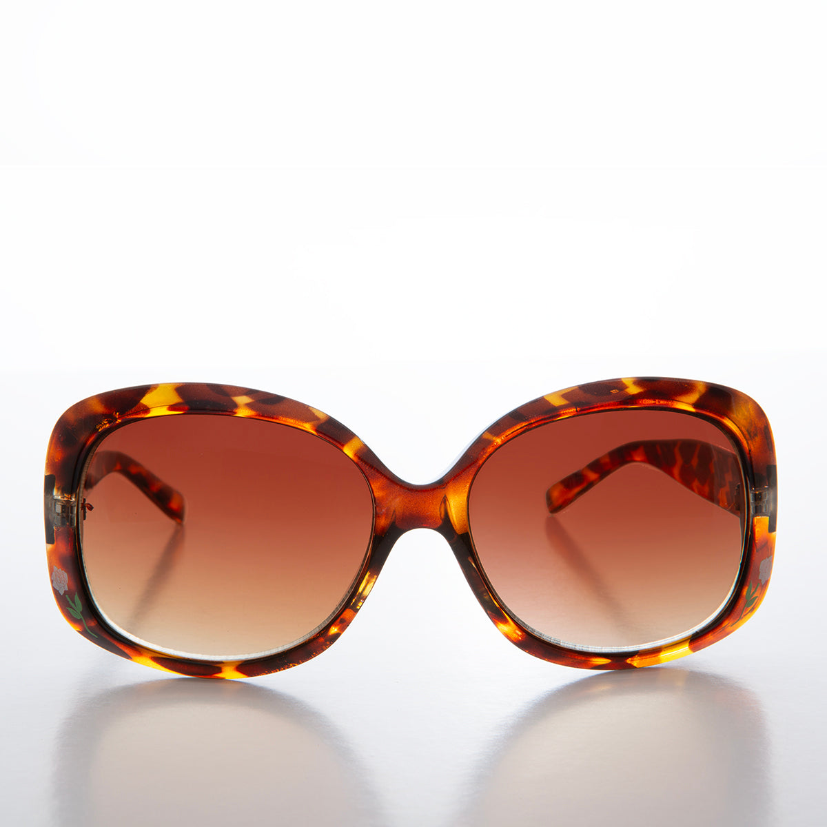 Boho Chic Sunglass with Flower Accent - Mimi